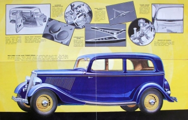 Ford V8 Modelprogram 1934 Carbrochure (3293)